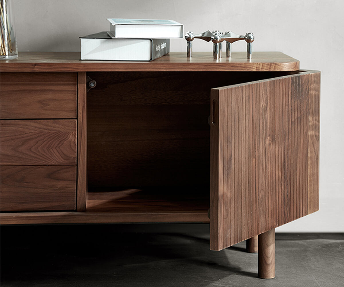 YSU-Luxemburg Solid Walnut TV Unit