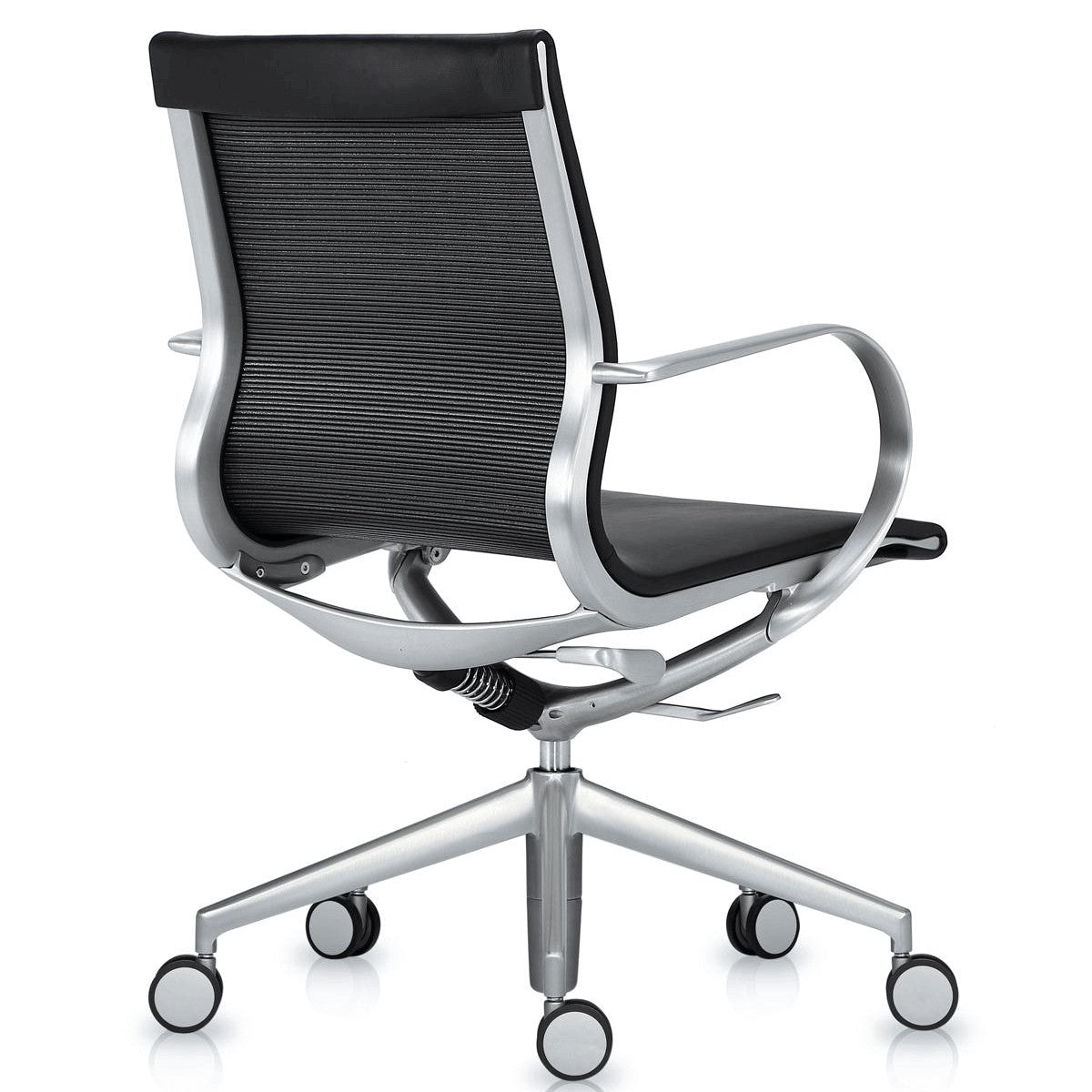 Mercury Mid Back Leather Office Chair Z-furnishing