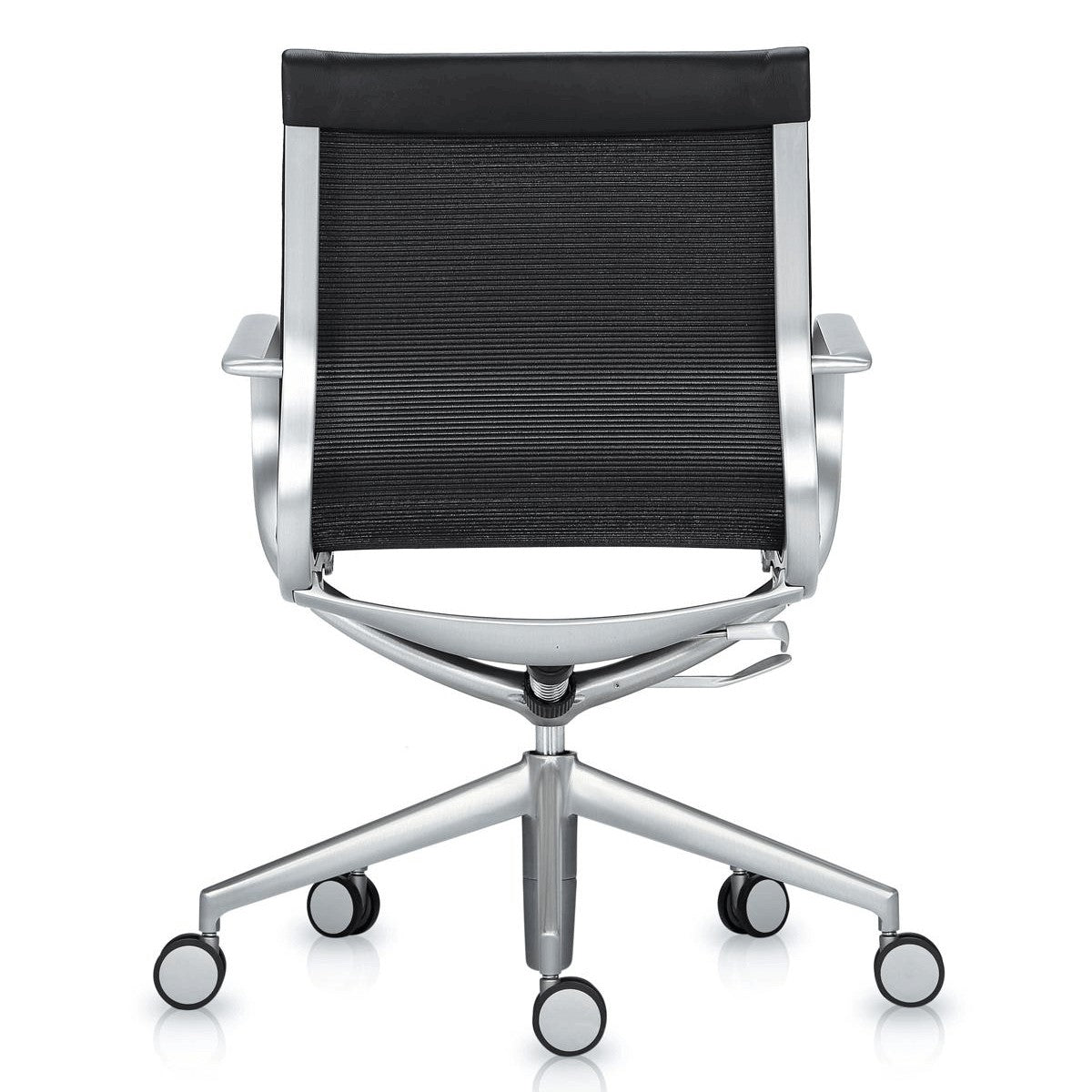 Mercury Mid Back Leather Office Chair Z-furnishing