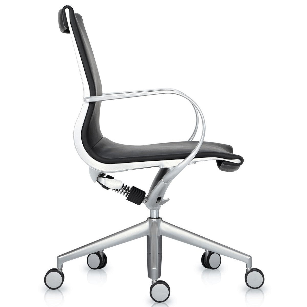 Mercury Mid Back Leather Office Chair Z-furnishing