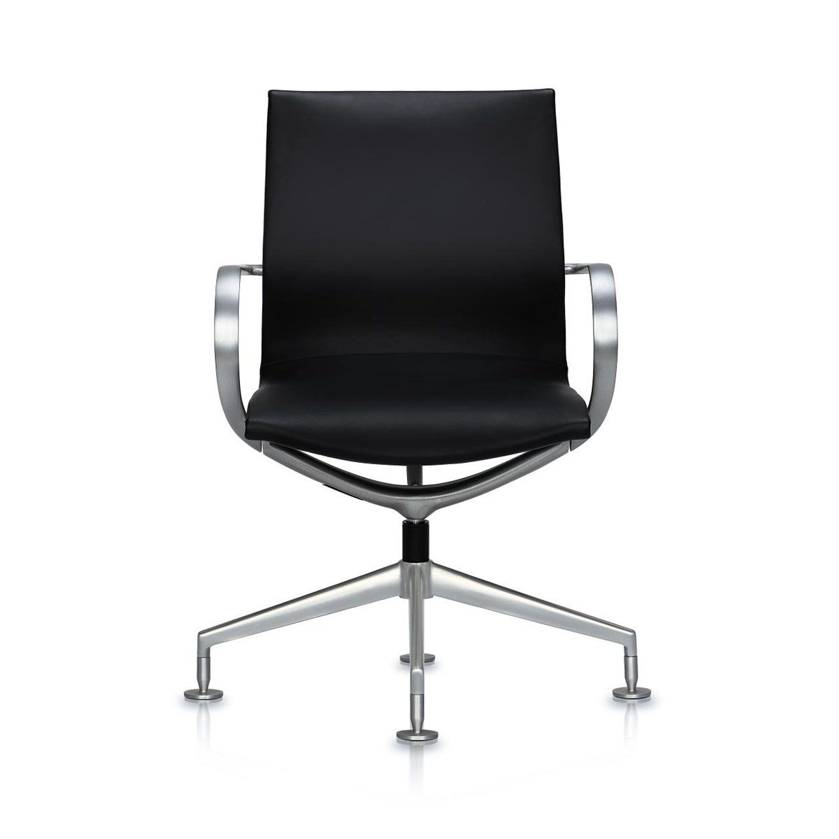 Mercury Mid Back Leather Office Chair Z-furnishing