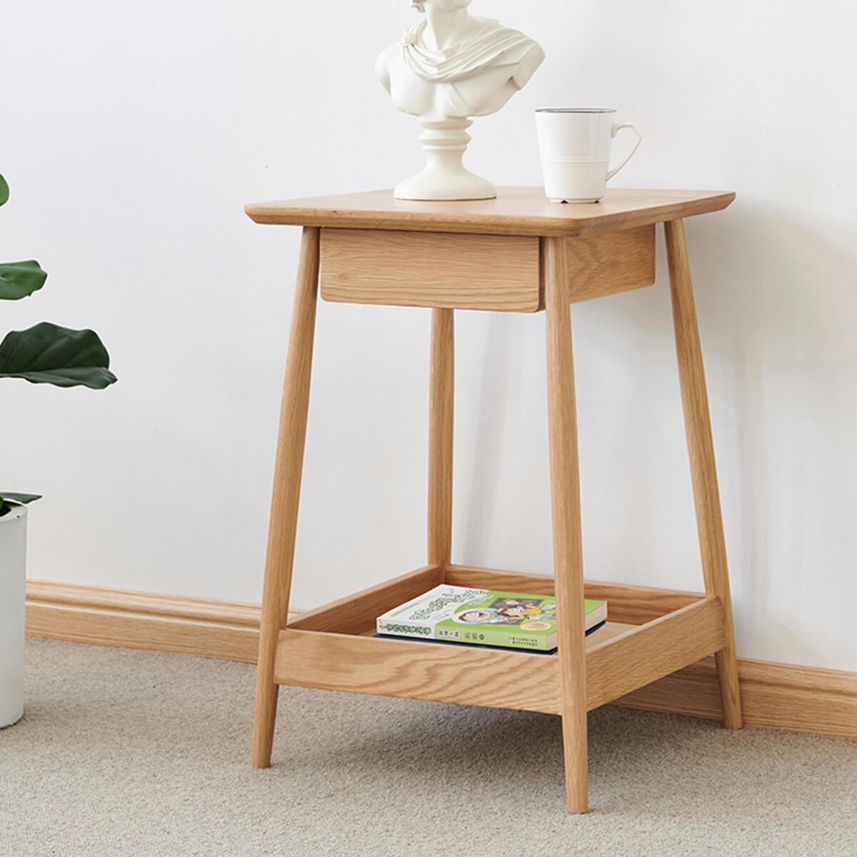 Sentosa Solid Oak Bedside Table Z-furnishing