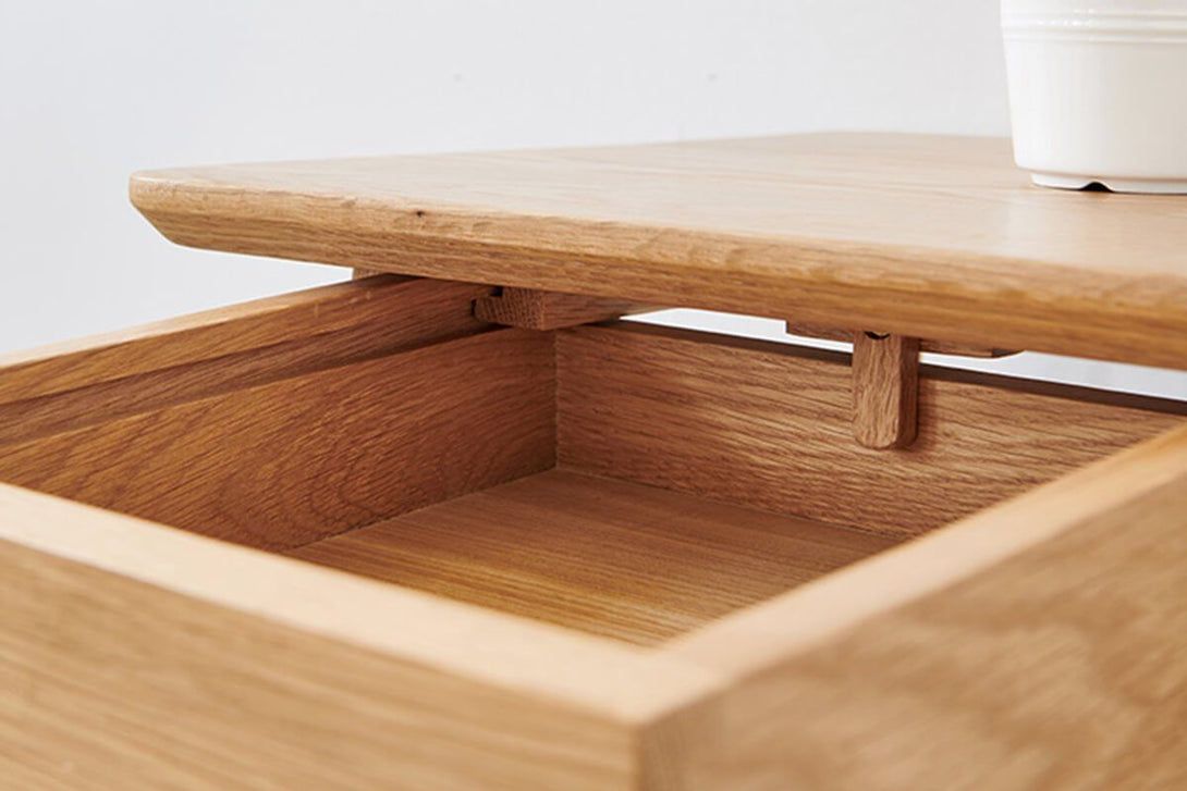 Sentosa Solid Oak Bedside Table Z-furnishing