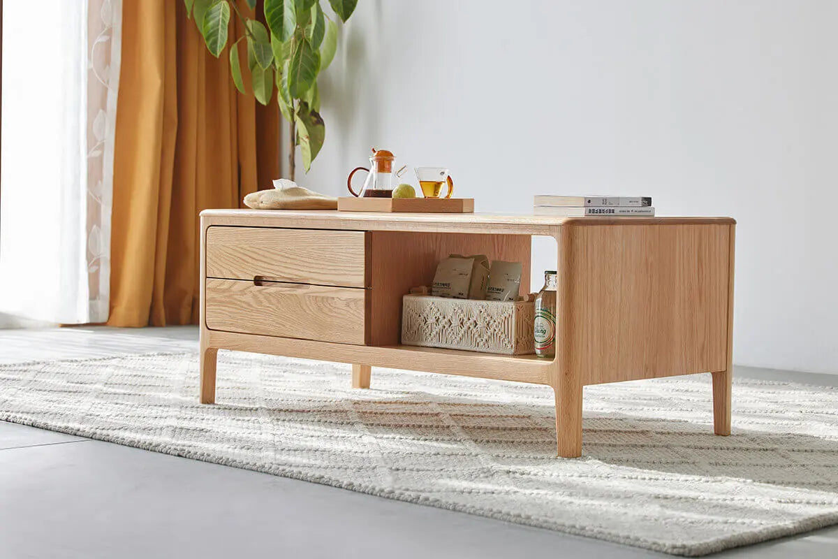 YSU-Gamo Solid Oak Coffee Table Z-furnishing