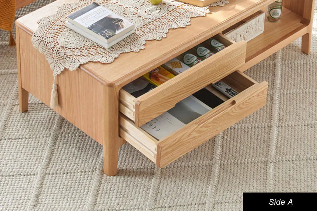 YSU-Gamo Solid Oak Coffee Table Z-furnishing