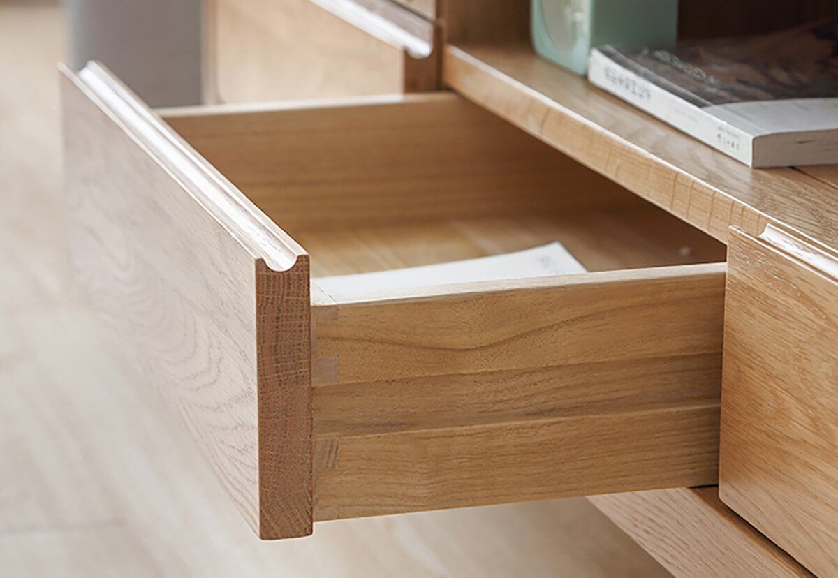 YSU-Gamo Solid Oak TV Unit Z-furnishing