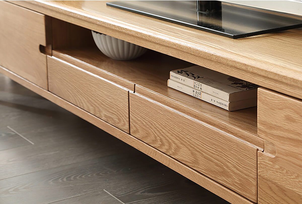 YSU-Gamo Solid Oak TV Unit Z-furnishing