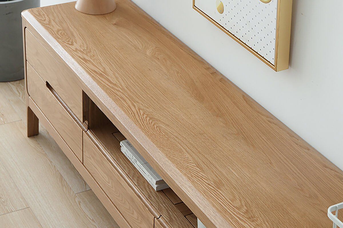 YSU-Gamo Solid Oak TV Unit Z-furnishing