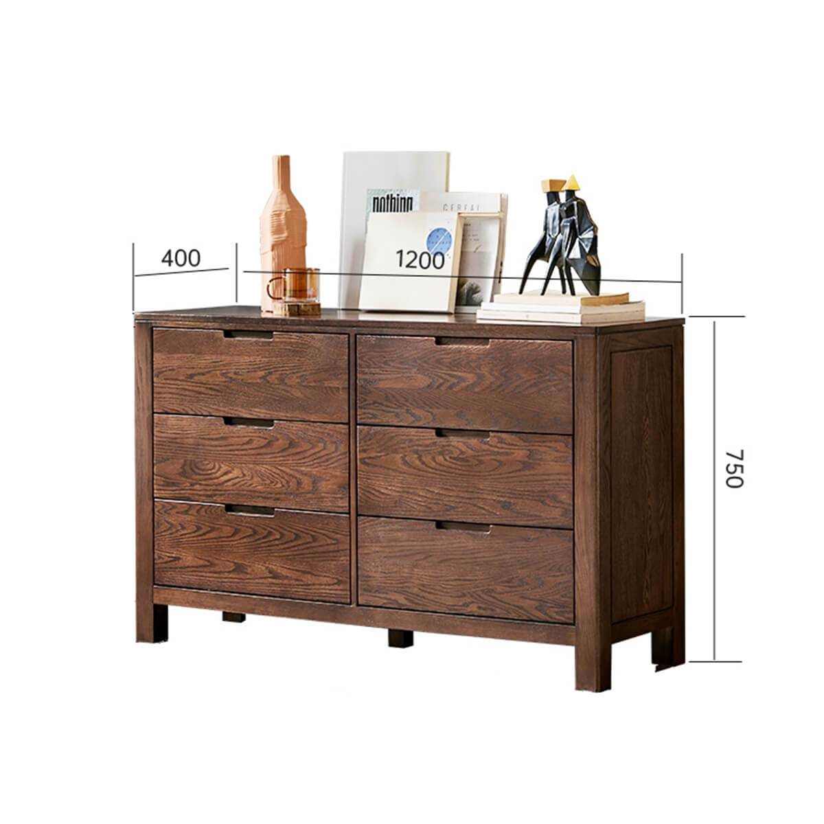 YSU-Norway Solid Oak Chest of Drawers Z-furnishing