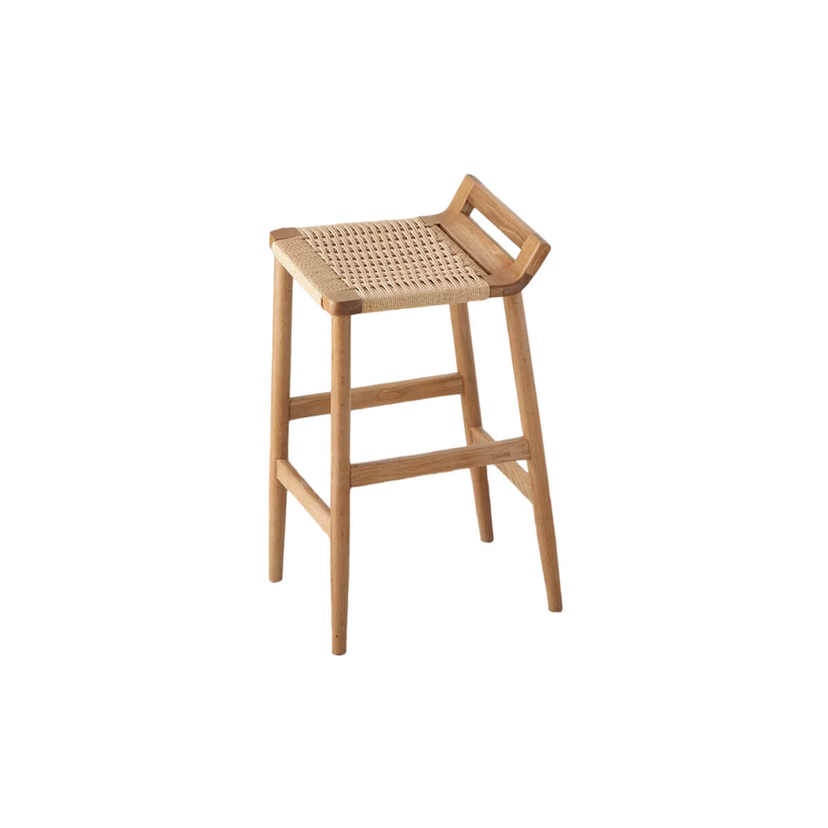 YSU-Oakley Woven Cord Bar Stool