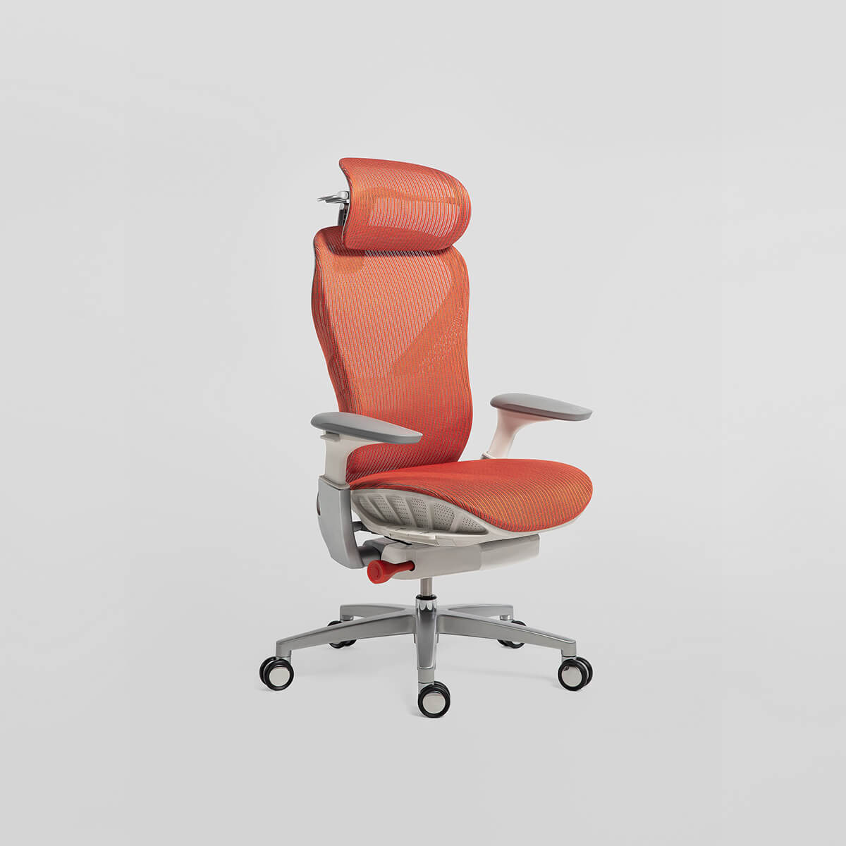 Archimedes ergonomic office chair in orange