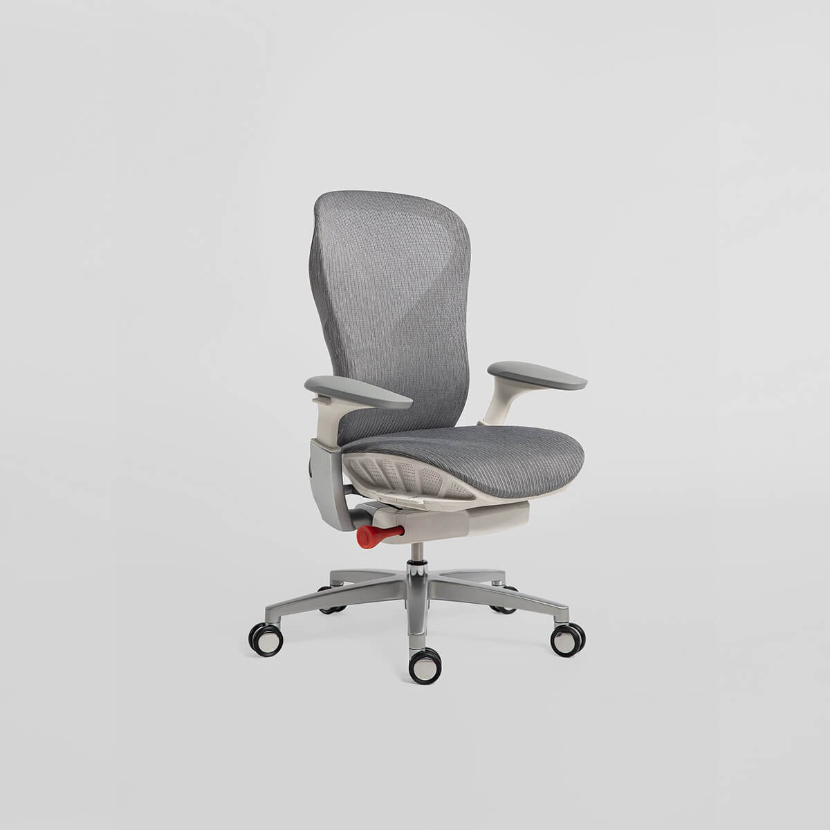 Archimedes ergonomic office chair without headrest in grey