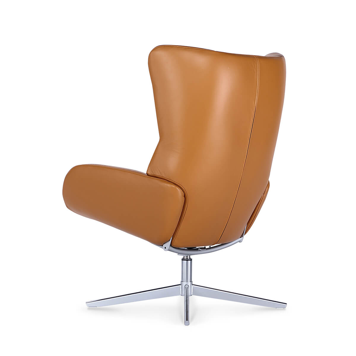 Back view of Fox swivel recliner chair