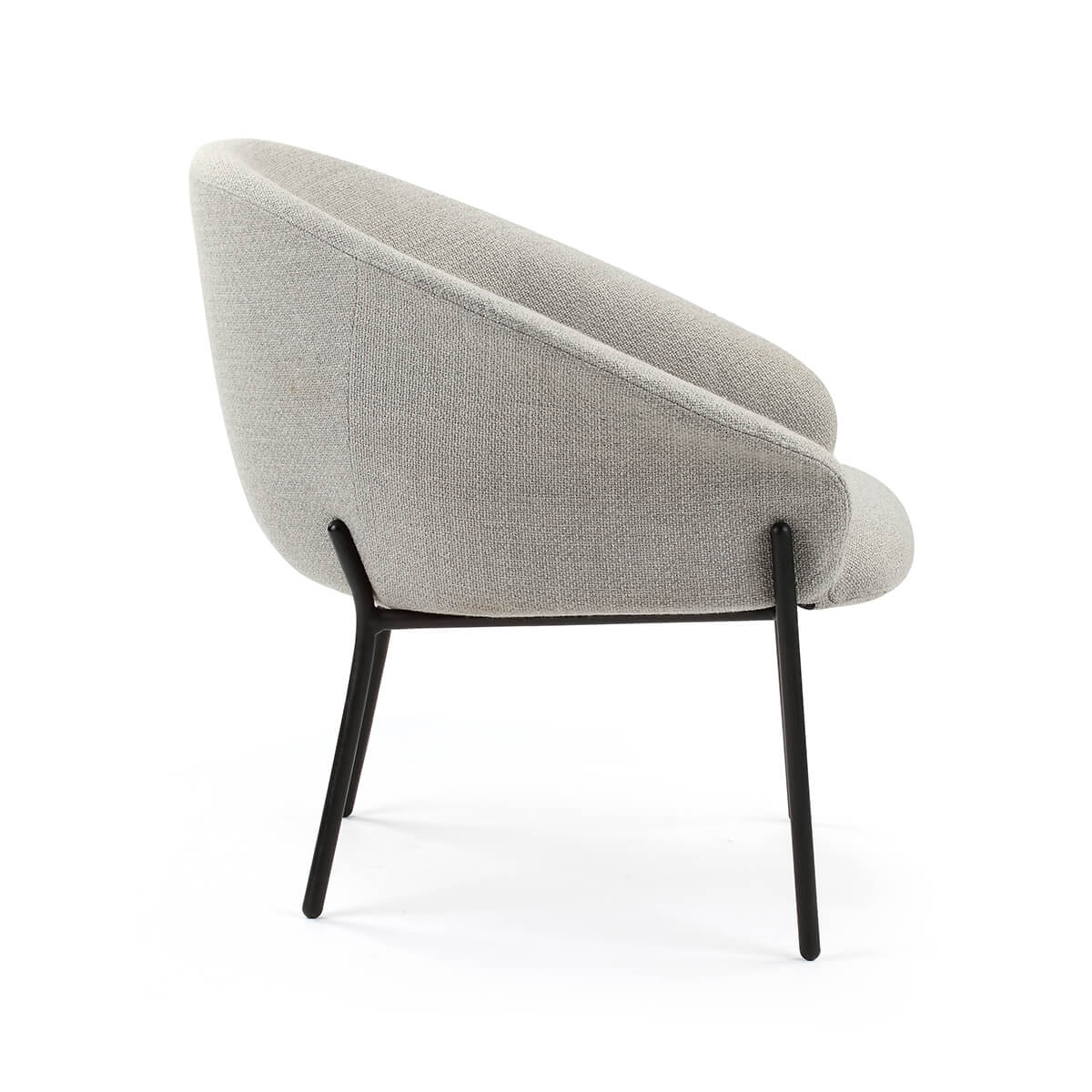 KEBE Petal armchair side view