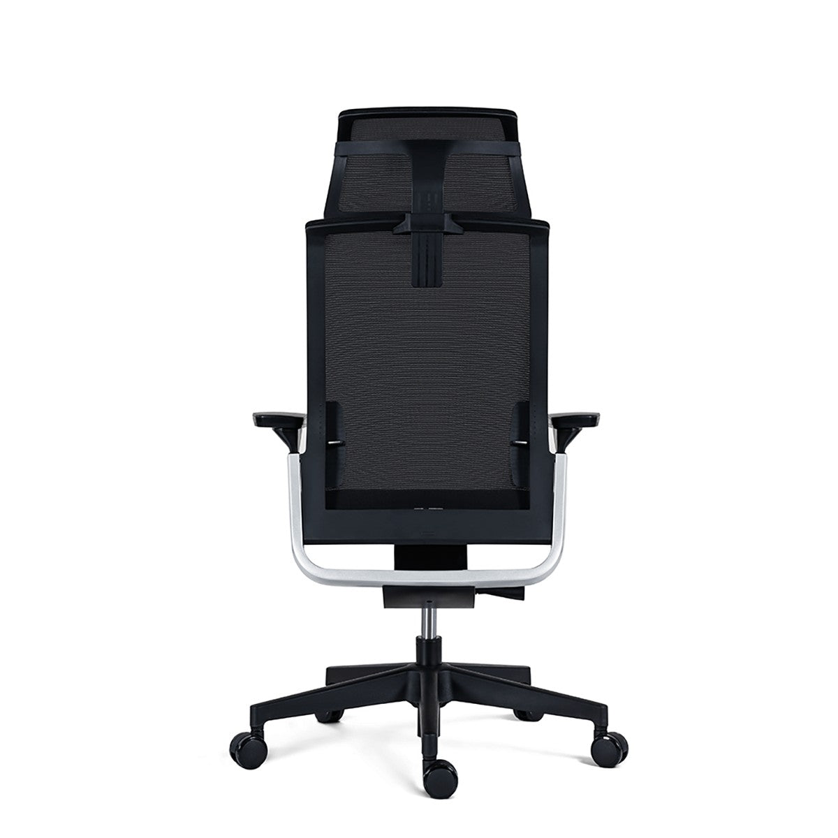 Rear view of Match high back ergonomic mesh office chair