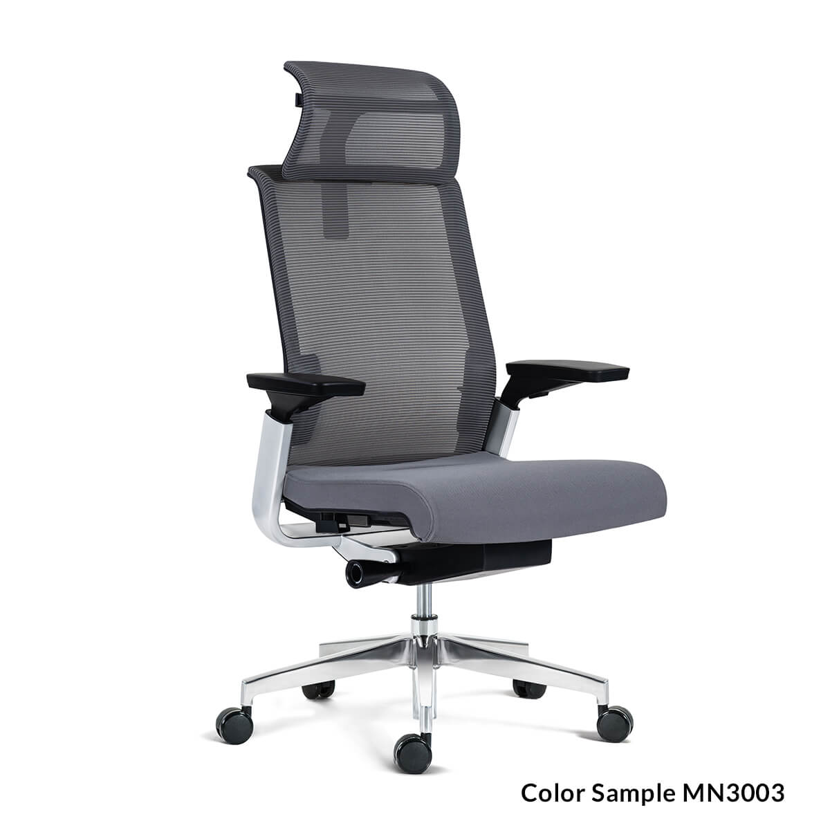Match high back ergonomic office chair in grey