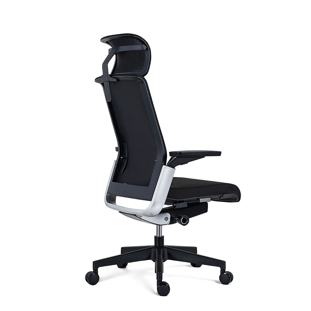Rear side view of Match high back mesh office chair