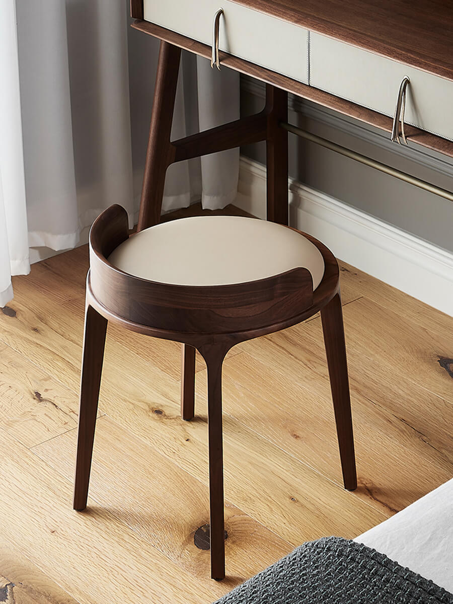 Nora Walnut Stool