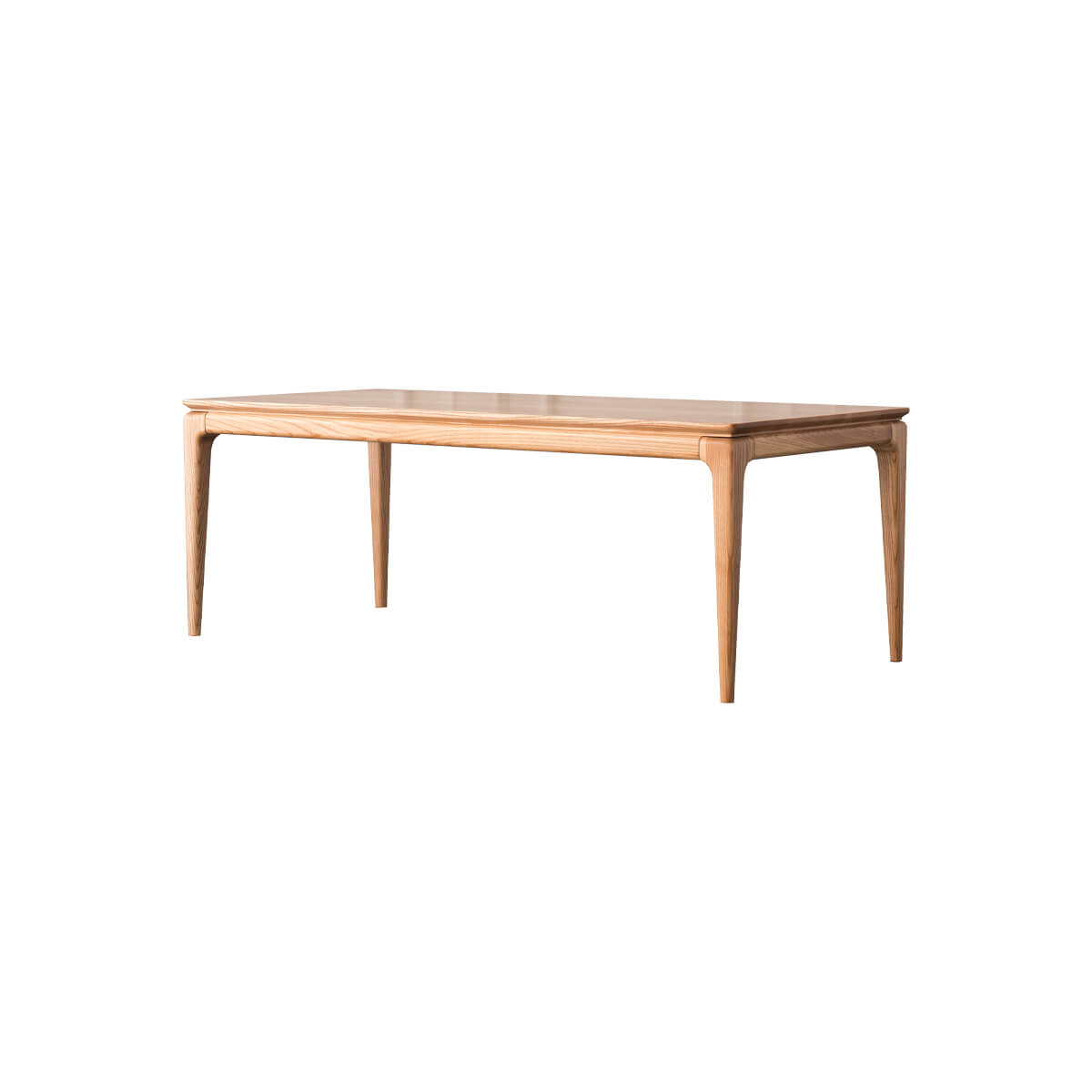 Stockholm solid ash coffee table on a white background