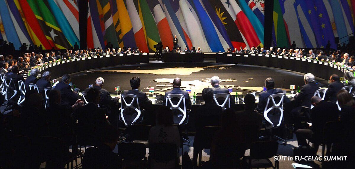 SUIT ergonomic office chairs used at the EU-CELAC Summit