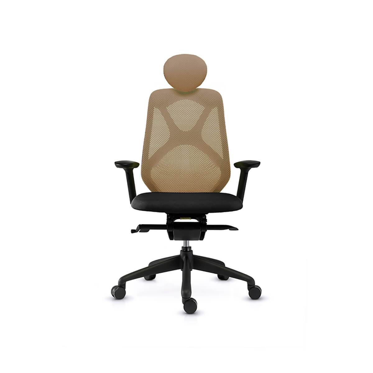 SUIT high back office chair in brown