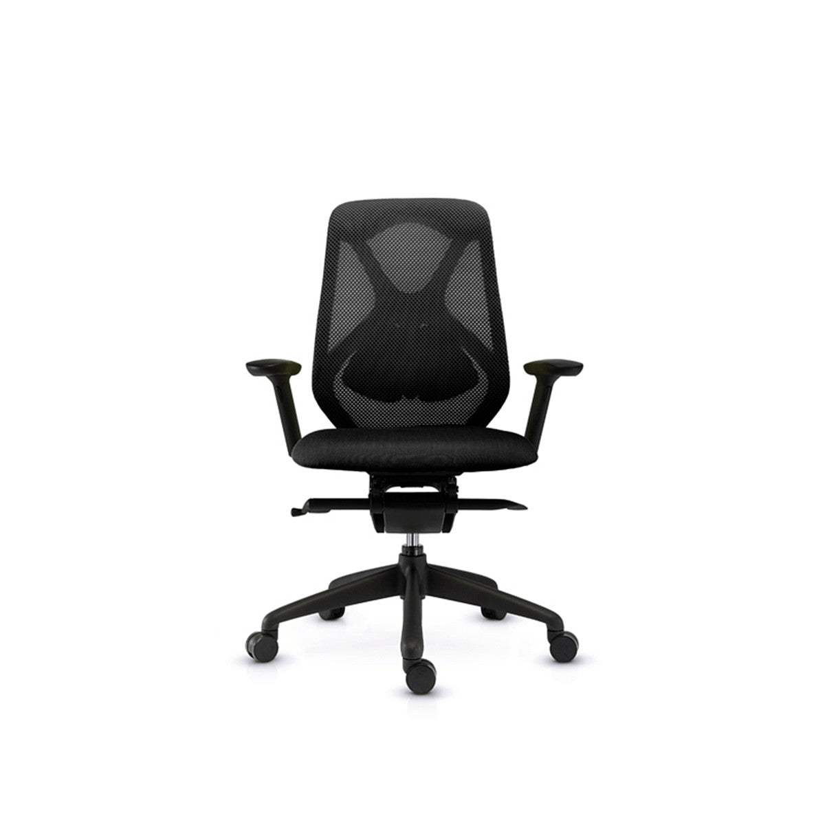 SUIT mid back ergonomic office chair in black