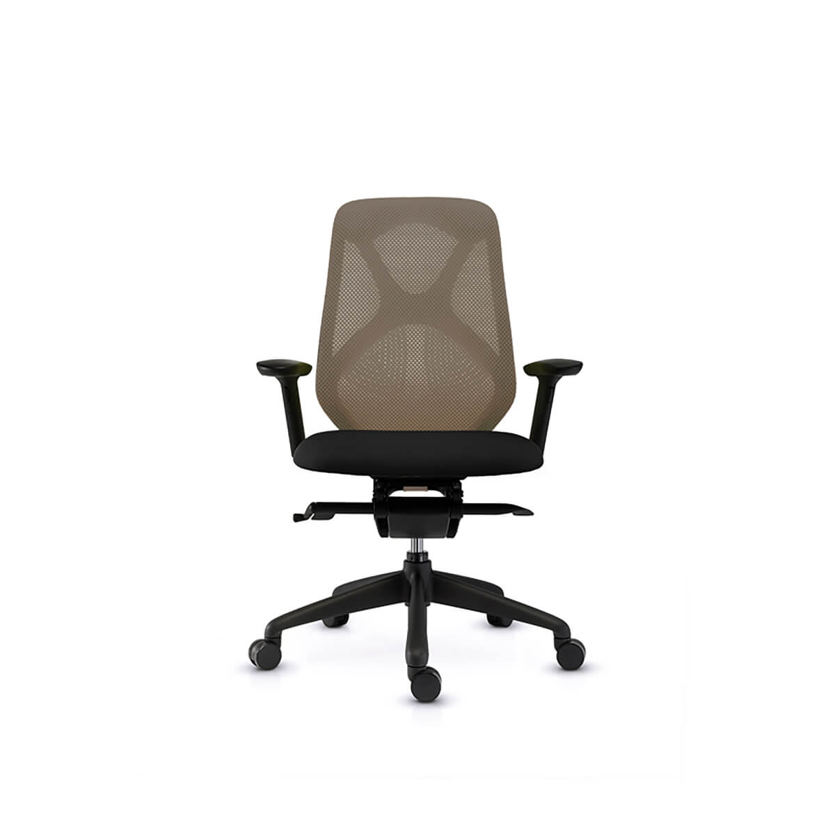 SUIT mid back office chair in brown