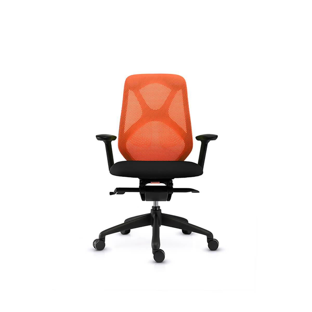 SUIT mid back office chair in orange