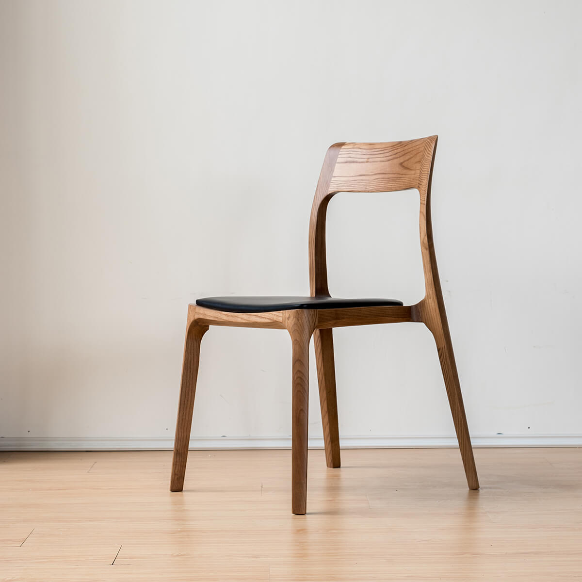 Visby timber dining chair in a contemporary minimalist interior